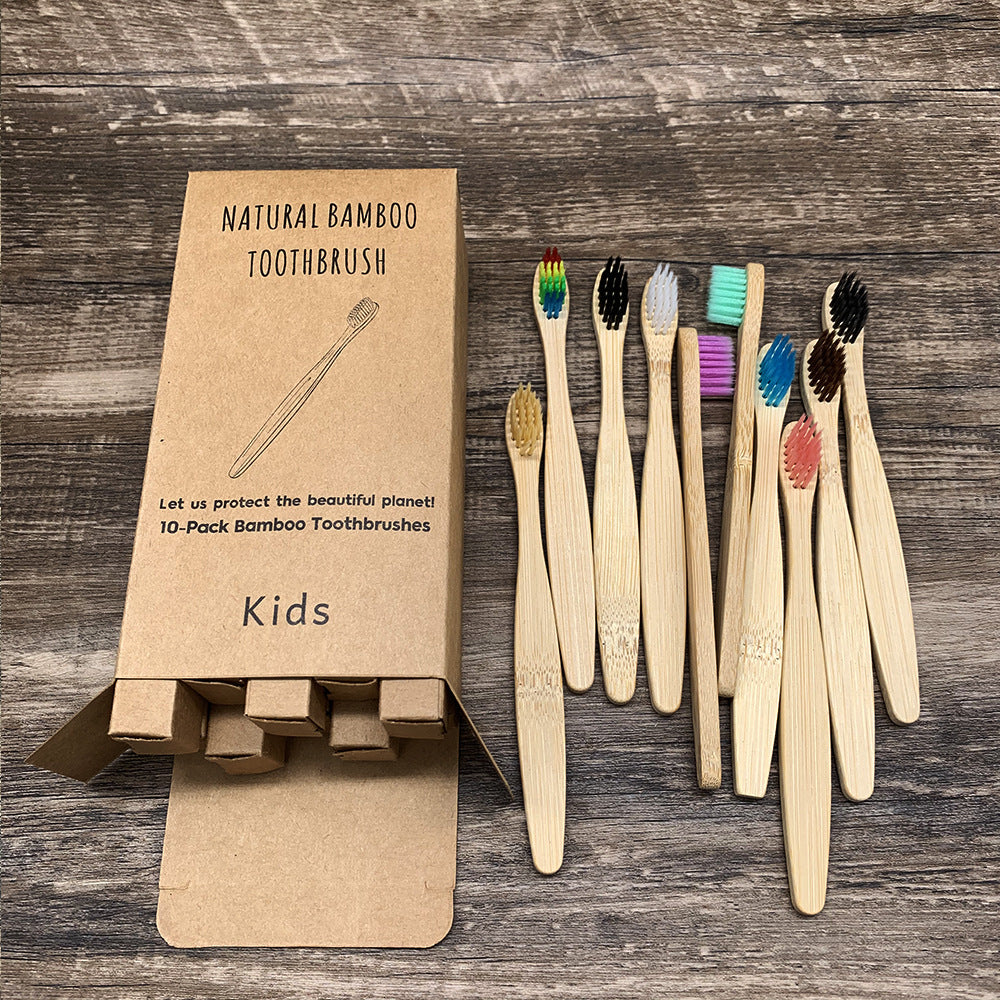 Bamboo Toothbrush with Soft Bristles - 100% Biodegradable & Eco-Friendly