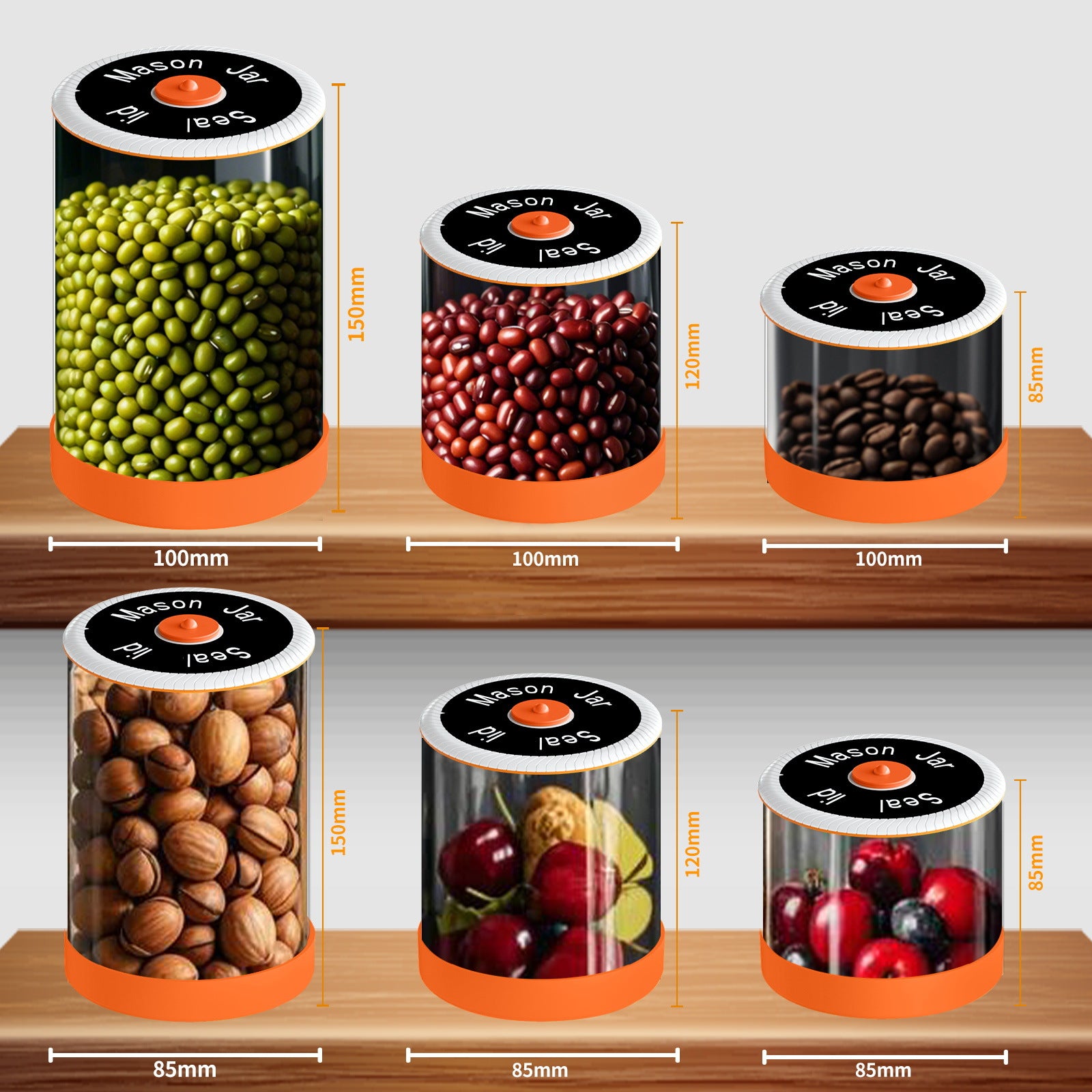 Eco-Friendly Electric Mason Jar Vacuum Sealer - Reduce Food Waste & Save the Planet