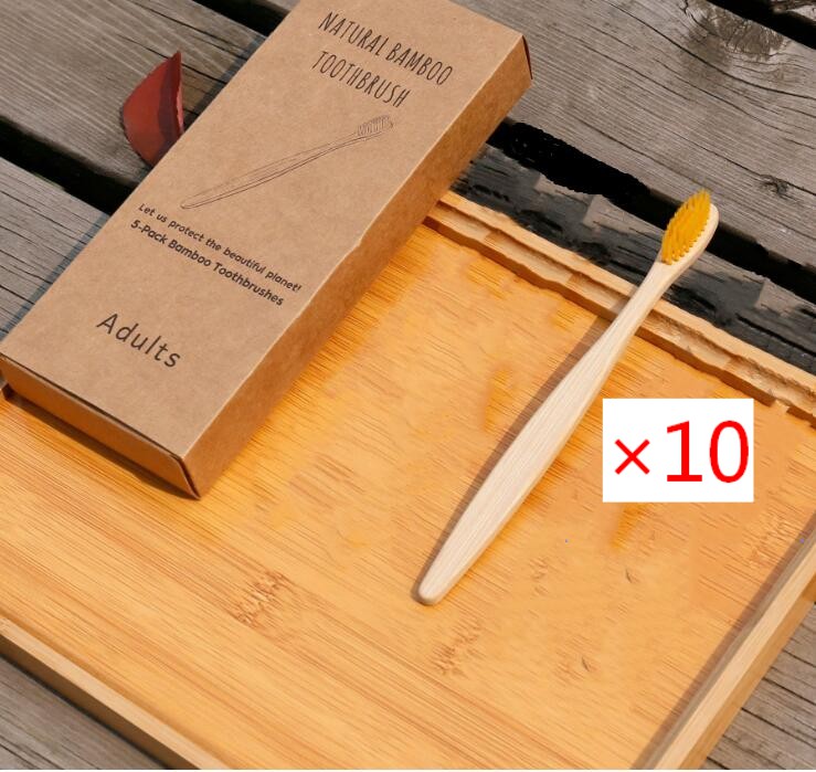 Bamboo Toothbrush with Soft Bristles - 100% Biodegradable & Eco-Friendly