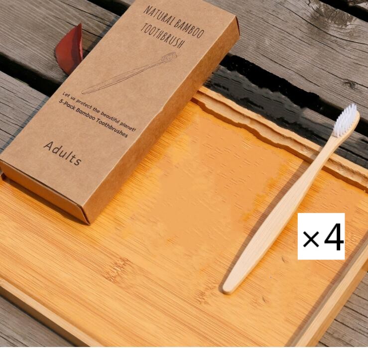 Bamboo Toothbrush with Soft Bristles - 100% Biodegradable & Eco-Friendly