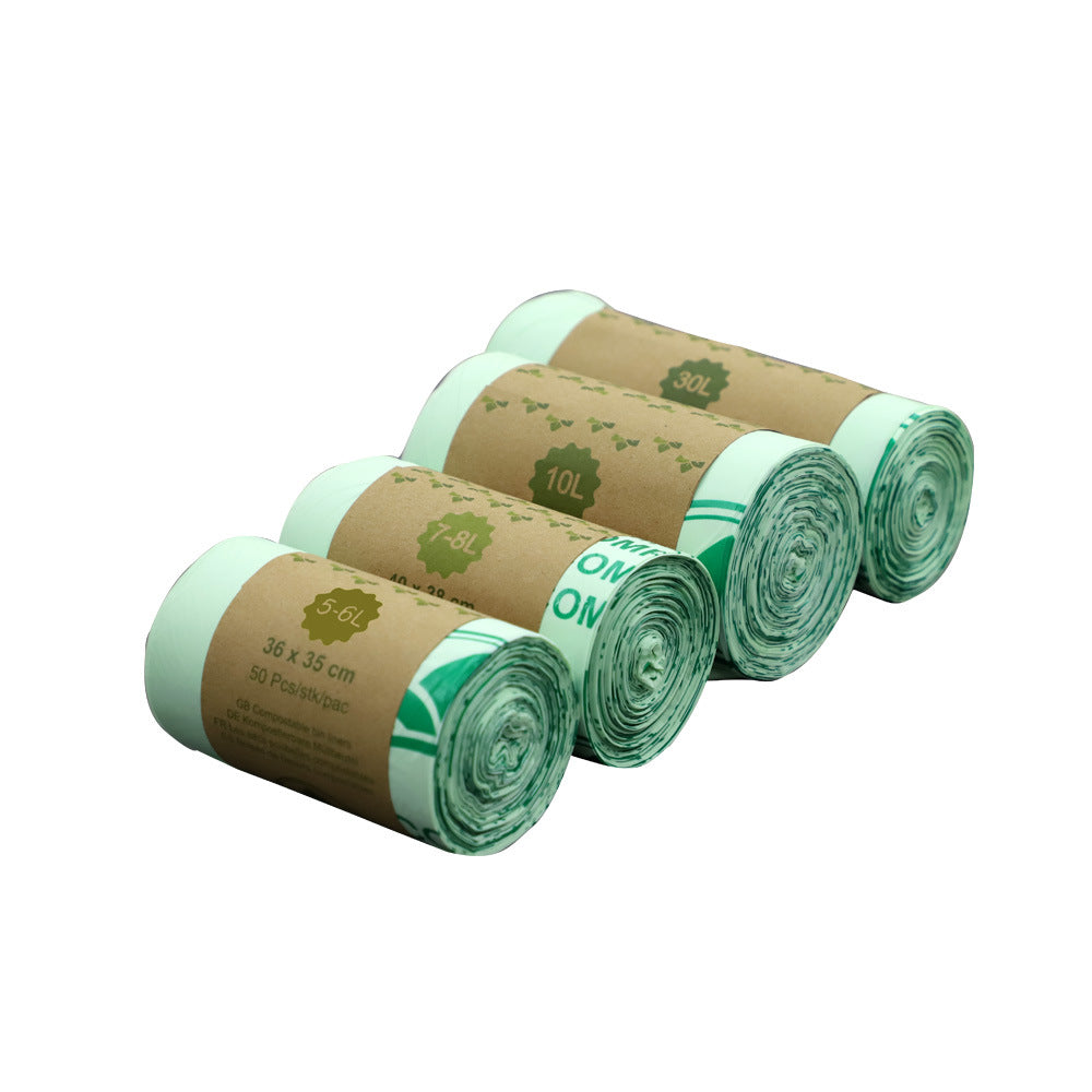Fully Biodegradable Garbage Bags - Compostable Trash Bags for Eco-Friendly Waste