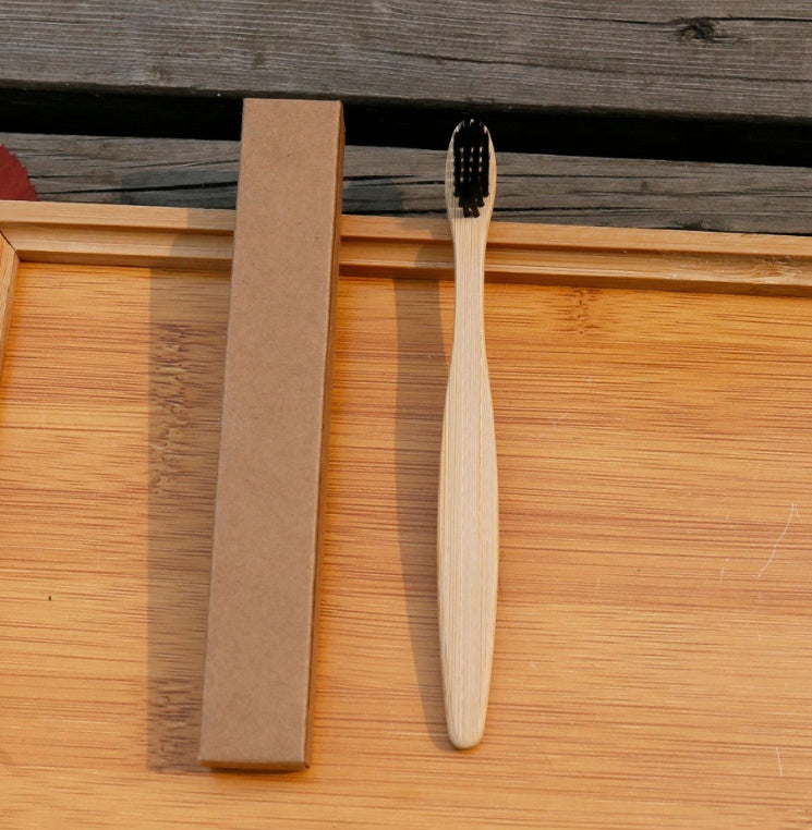 Bamboo Toothbrush with Soft Bristles - 100% Biodegradable & Eco-Friendly