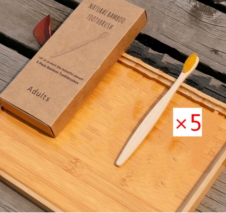 Bamboo Toothbrush with Soft Bristles - 100% Biodegradable & Eco-Friendly