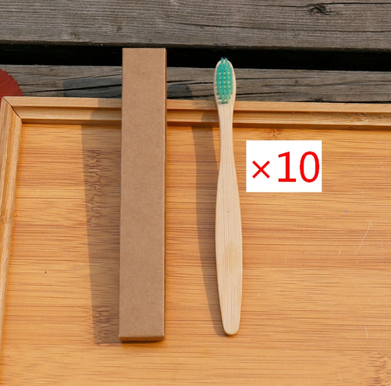 Bamboo Toothbrush with Soft Bristles - 100% Biodegradable & Eco-Friendly