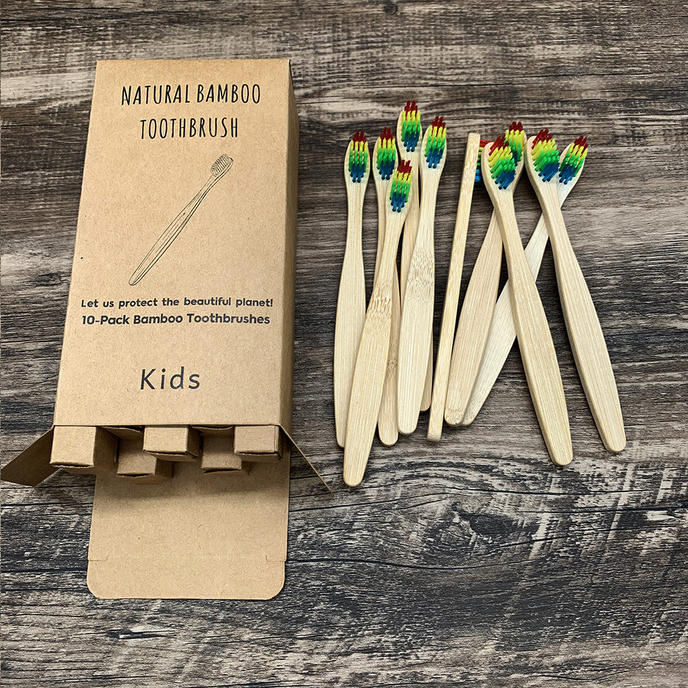 Bamboo Toothbrush with Soft Bristles - 100% Biodegradable & Eco-Friendly