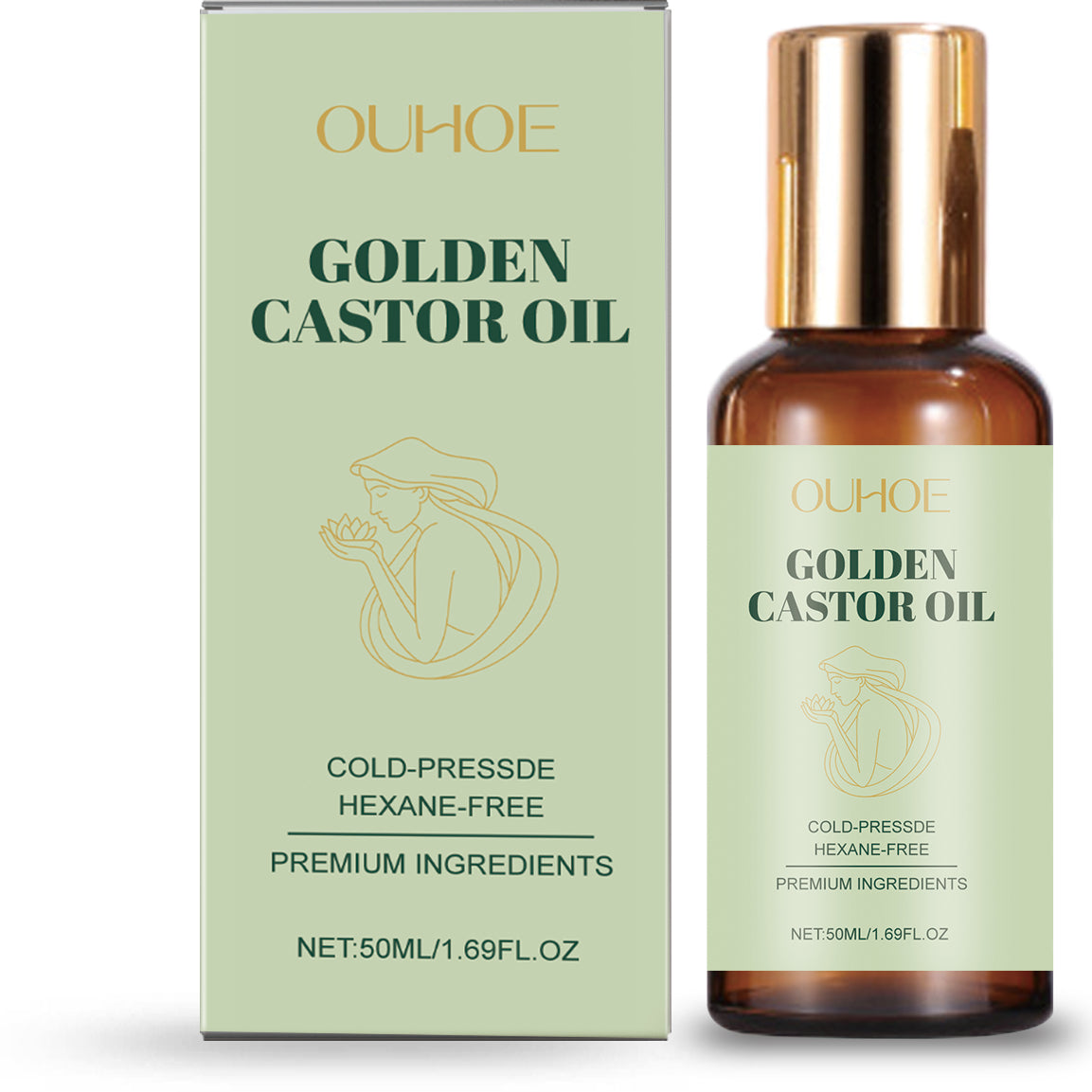 Organic Castor Oil Hair Treatment - Natural Hair Conditioner