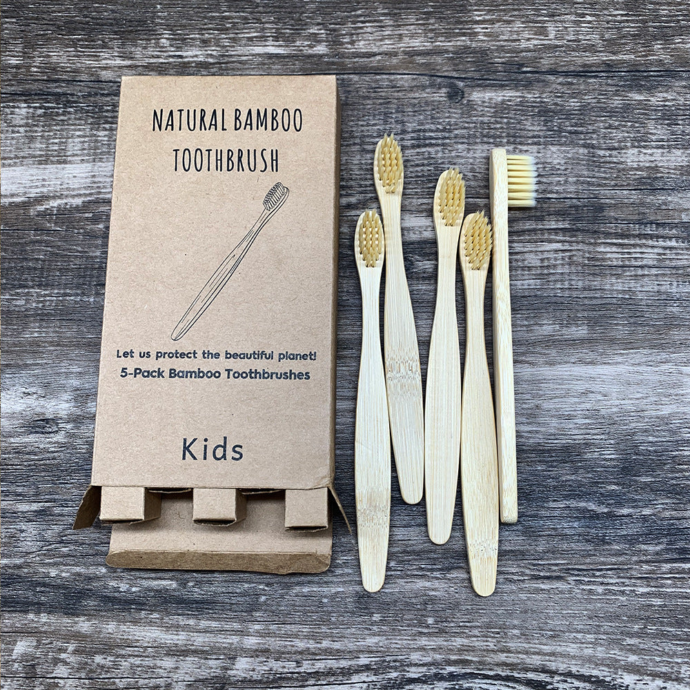 Bamboo Toothbrush with Soft Bristles - 100% Biodegradable & Eco-Friendly