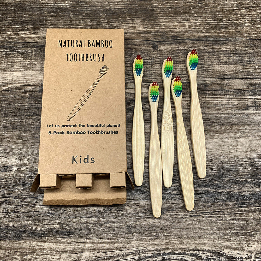 Bamboo Toothbrush with Soft Bristles - 100% Biodegradable & Eco-Friendly