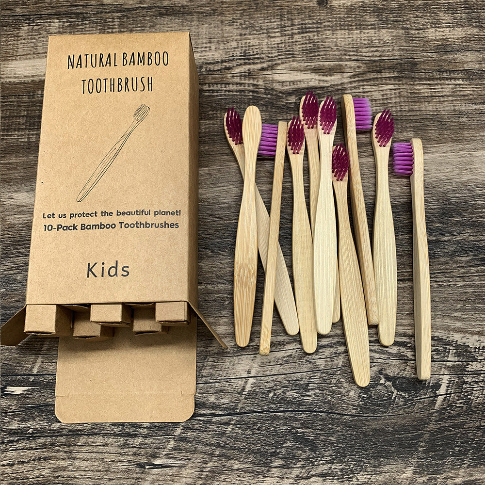 Bamboo Toothbrush with Soft Bristles - 100% Biodegradable & Eco-Friendly