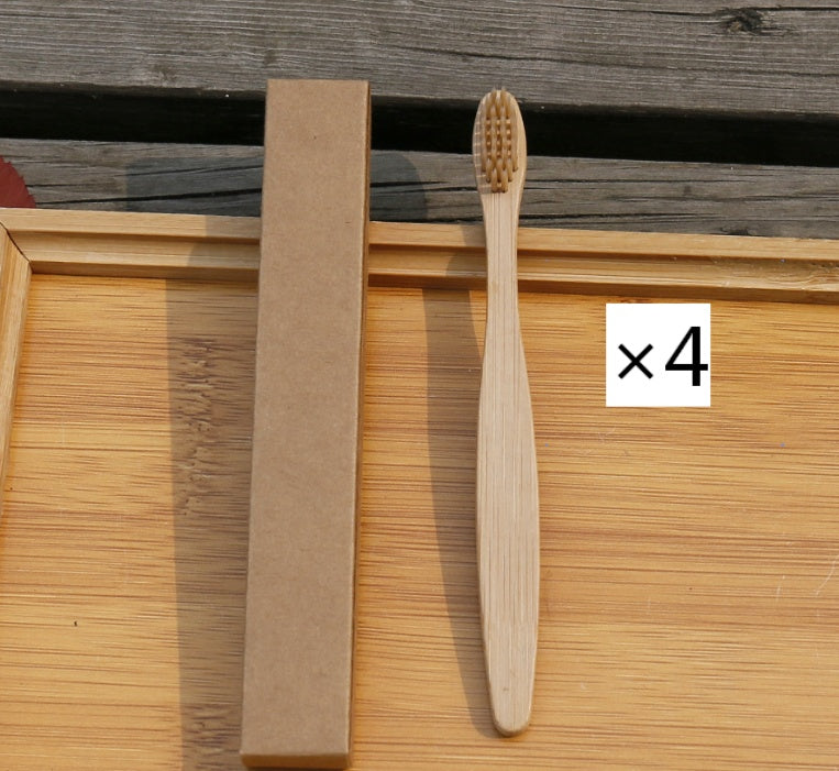 Bamboo Toothbrush with Soft Bristles - 100% Biodegradable & Eco-Friendly
