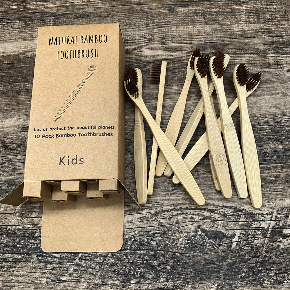Bamboo Toothbrush with Soft Bristles - 100% Biodegradable & Eco-Friendly