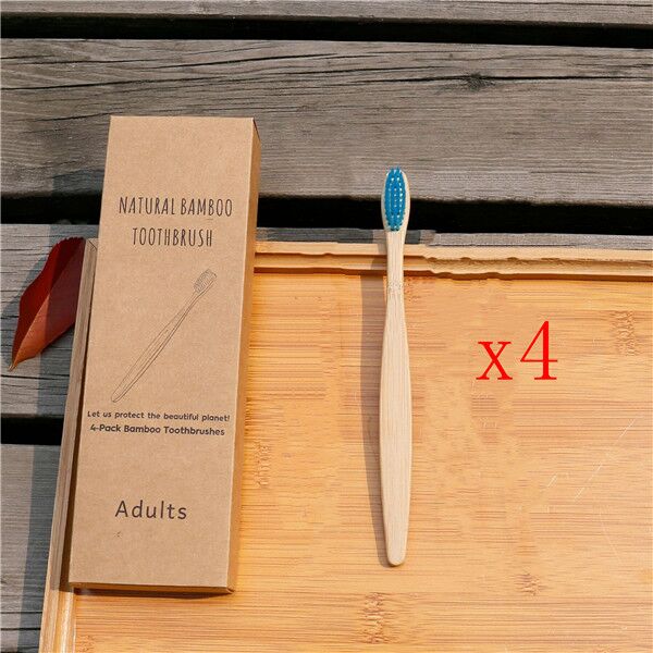Bamboo Toothbrush with Soft Bristles - 100% Biodegradable & Eco-Friendly