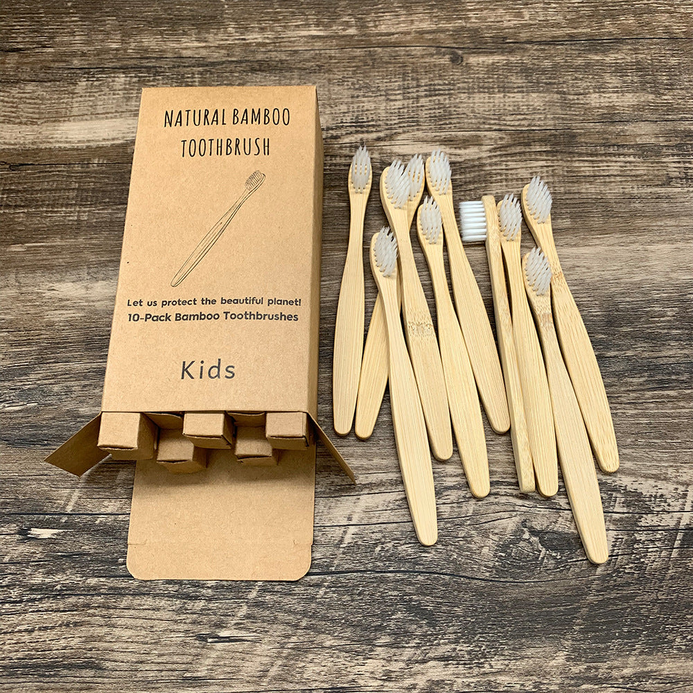 Bamboo Toothbrush with Soft Bristles - 100% Biodegradable & Eco-Friendly