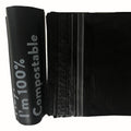 Biodegradable Black Ziplock Bags - Eco-Friendly Compostable Packaging Bags