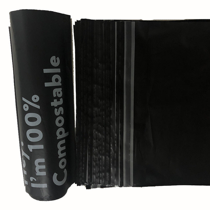 Biodegradable Black Ziplock Bags - Eco-Friendly Compostable Packaging Bags