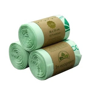Fully Biodegradable Garbage Bags - Compostable Trash Bags for Eco-Friendly Waste
