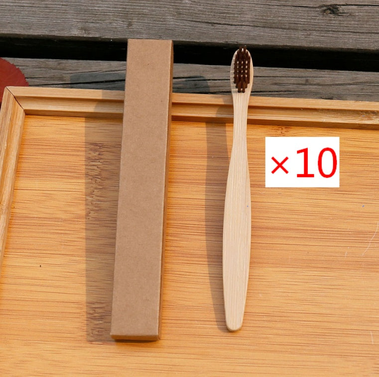 Bamboo Toothbrush with Soft Bristles - 100% Biodegradable & Eco-Friendly