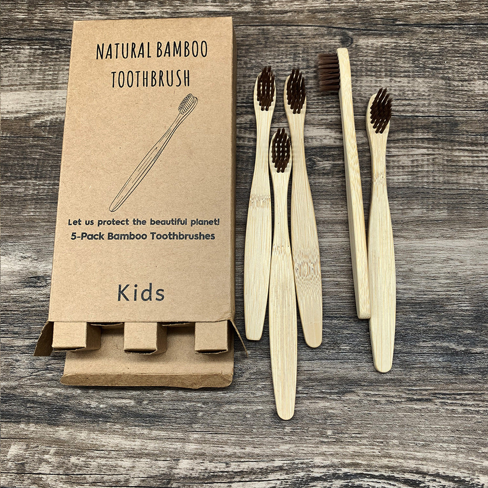 Bamboo Toothbrush with Soft Bristles - 100% Biodegradable & Eco-Friendly