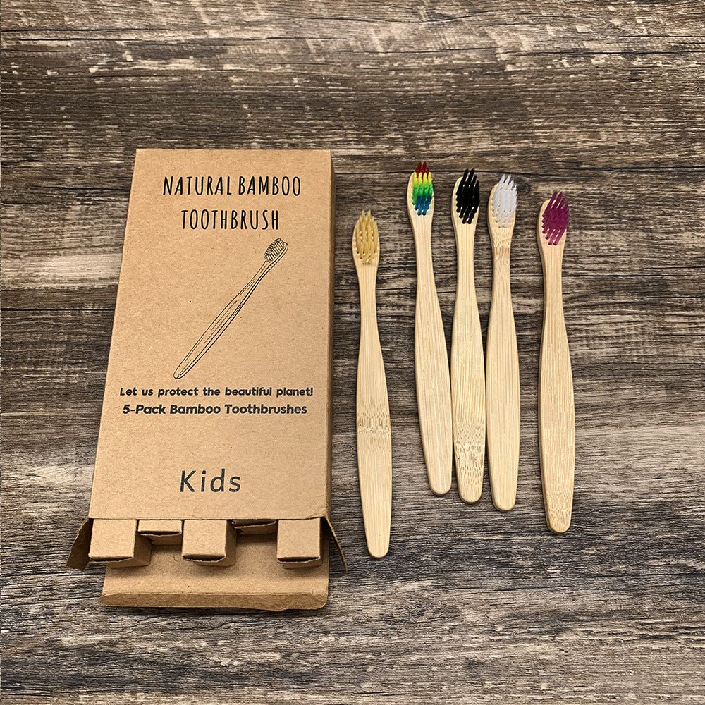 Bamboo Toothbrush with Soft Bristles - 100% Biodegradable & Eco-Friendly