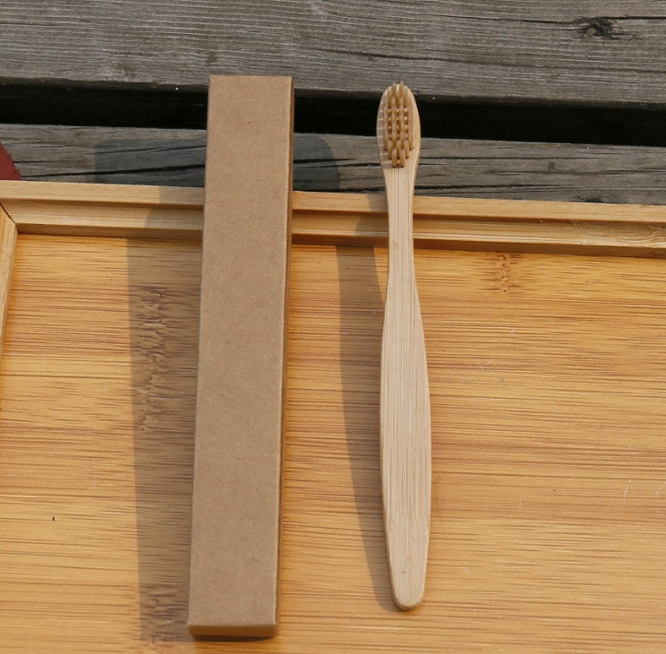Bamboo Toothbrush with Soft Bristles - 100% Biodegradable & Eco-Friendly