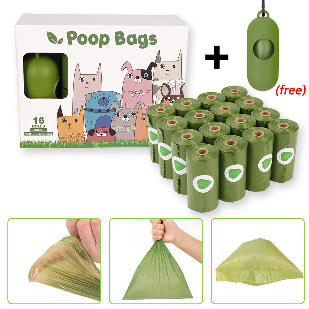 Biodegradable Pet Waste Bag Dispenser - Eco-Friendly Dog Poop Bag Storage Box