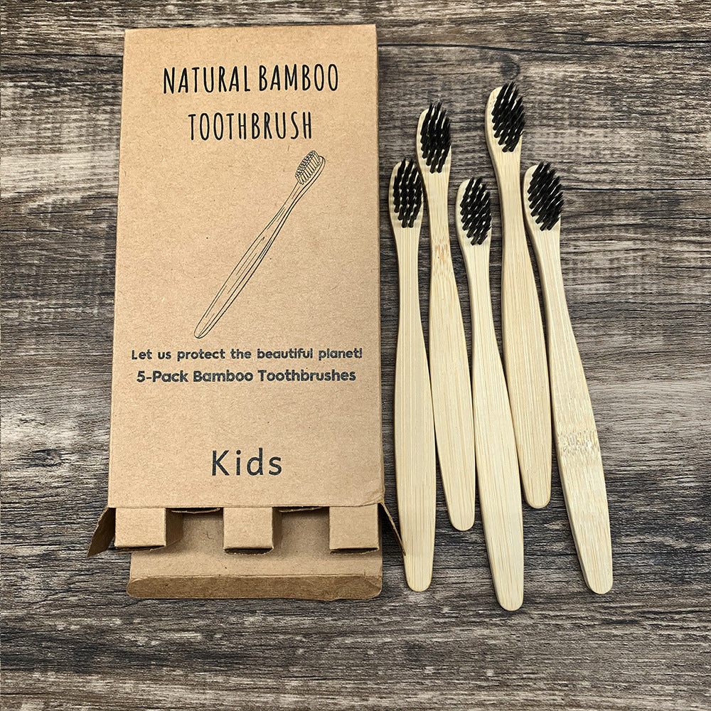 Bamboo Toothbrush with Soft Bristles - 100% Biodegradable & Eco-Friendly