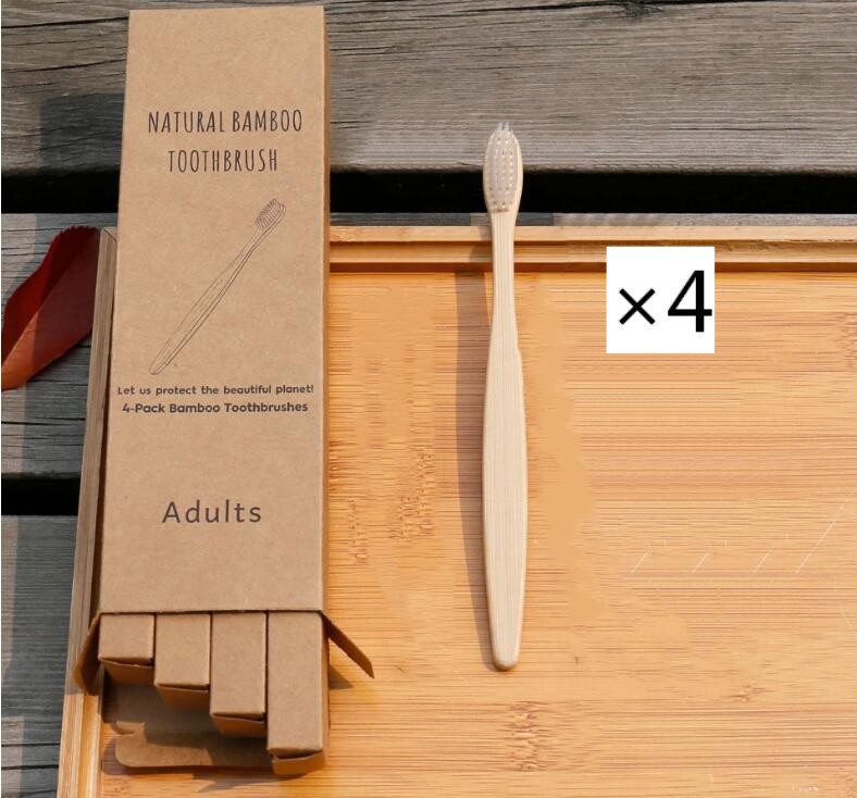 Bamboo Toothbrush with Soft Bristles - 100% Biodegradable & Eco-Friendly