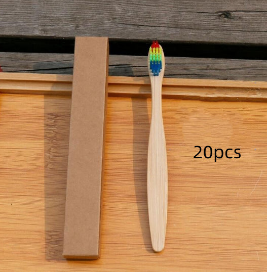 Bamboo Toothbrush with Soft Bristles - 100% Biodegradable & Eco-Friendly