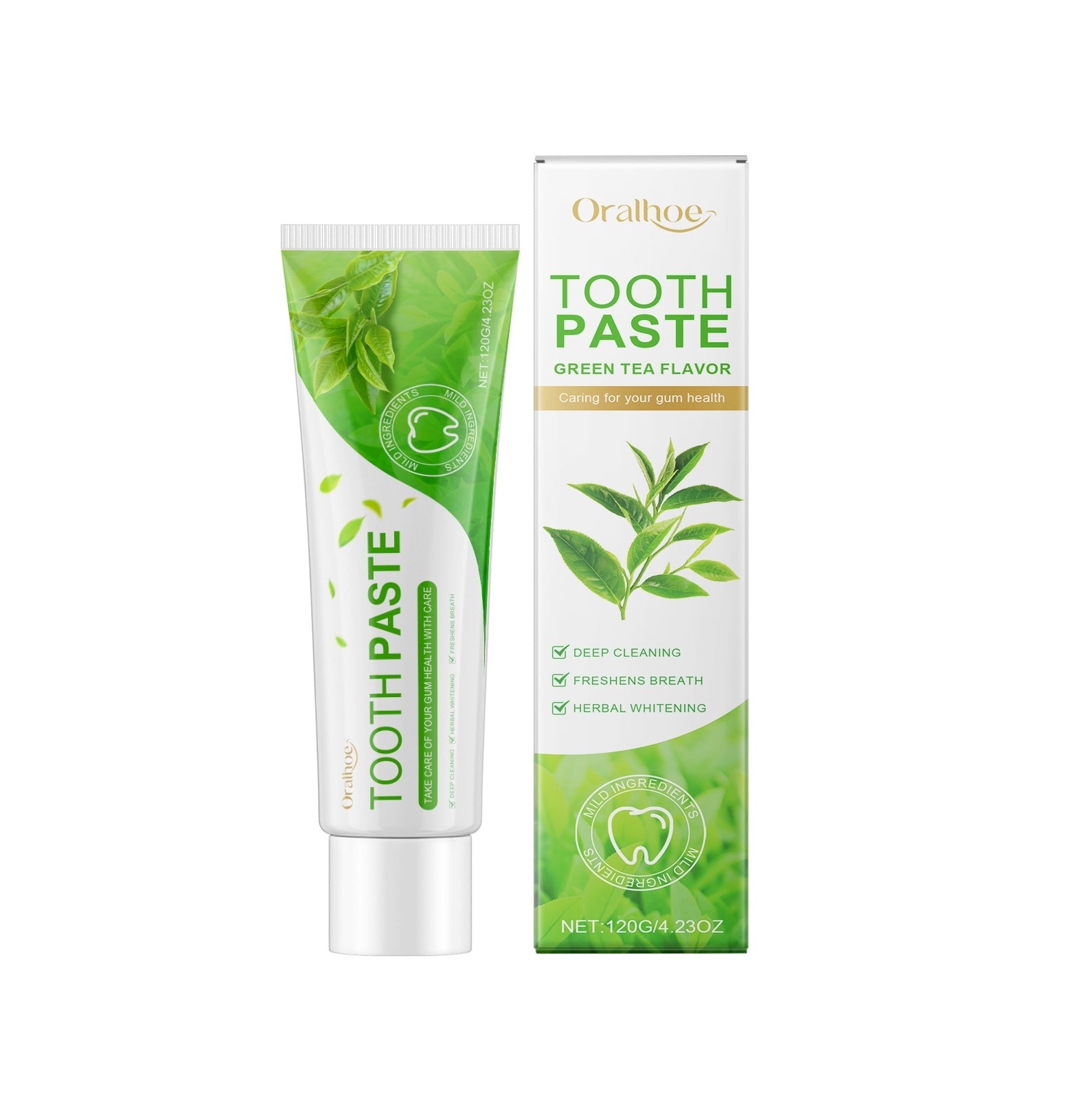 Natural Bamboo Charcoal Toothpaste - Whitening & Organic (50g)